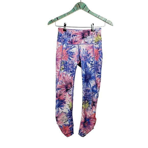 CALIA by Carrie Underwood Pants - Calia By Carrie Underwood Women's Pink Multicolored Floral Leggings Sz S NICE!